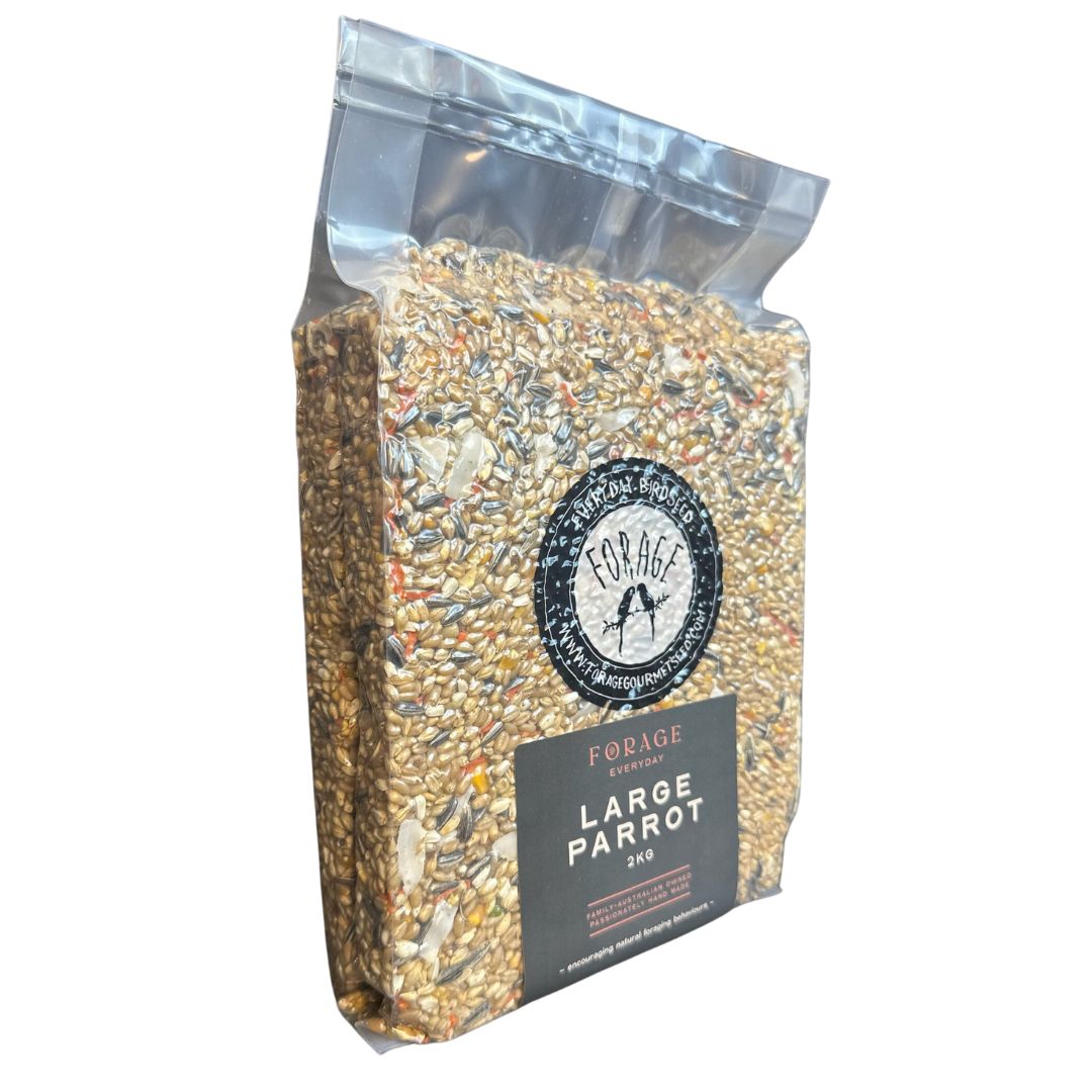 Forage Everyday Bird Seeds Large Parrot - 2kg | PeekAPaw Pet Supplies
