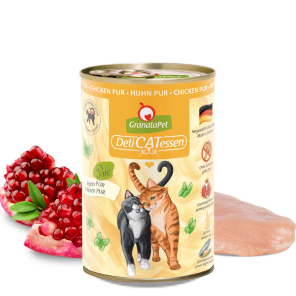 GranataPet DeliCatessen Wet Cat Food - Chicken PUR - 200g | PeekAPaw Pet Supplies