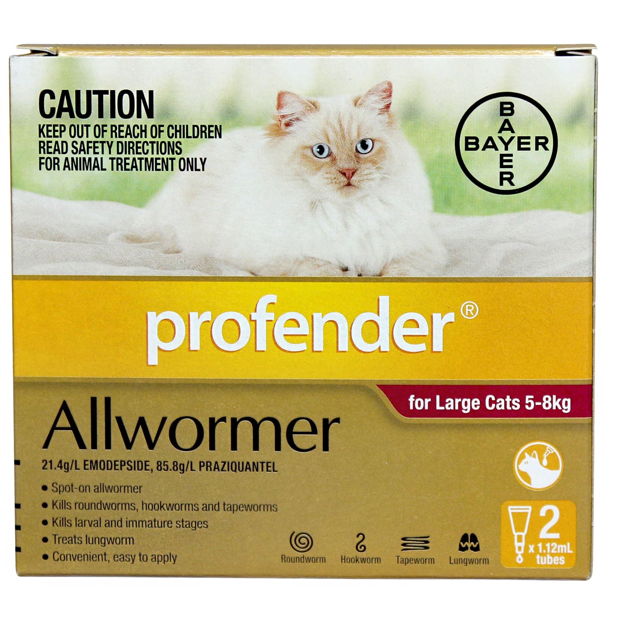 Profender for Cats Spot-on Allwormer