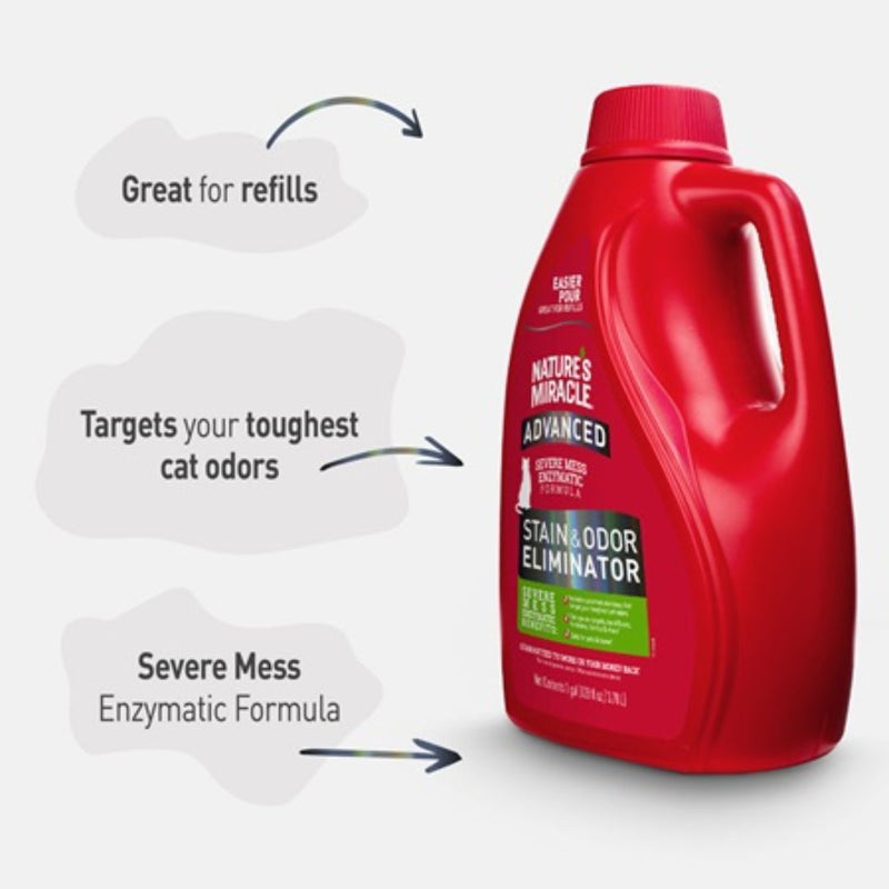 Out Advanced Severe Stain And Odor Remover Nature's Miracle Just