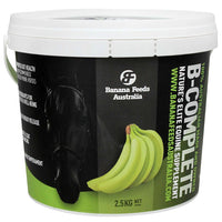 Banana Feeds Australia B-Complete Natures Equine Supplement 2.5kg bucket, front label