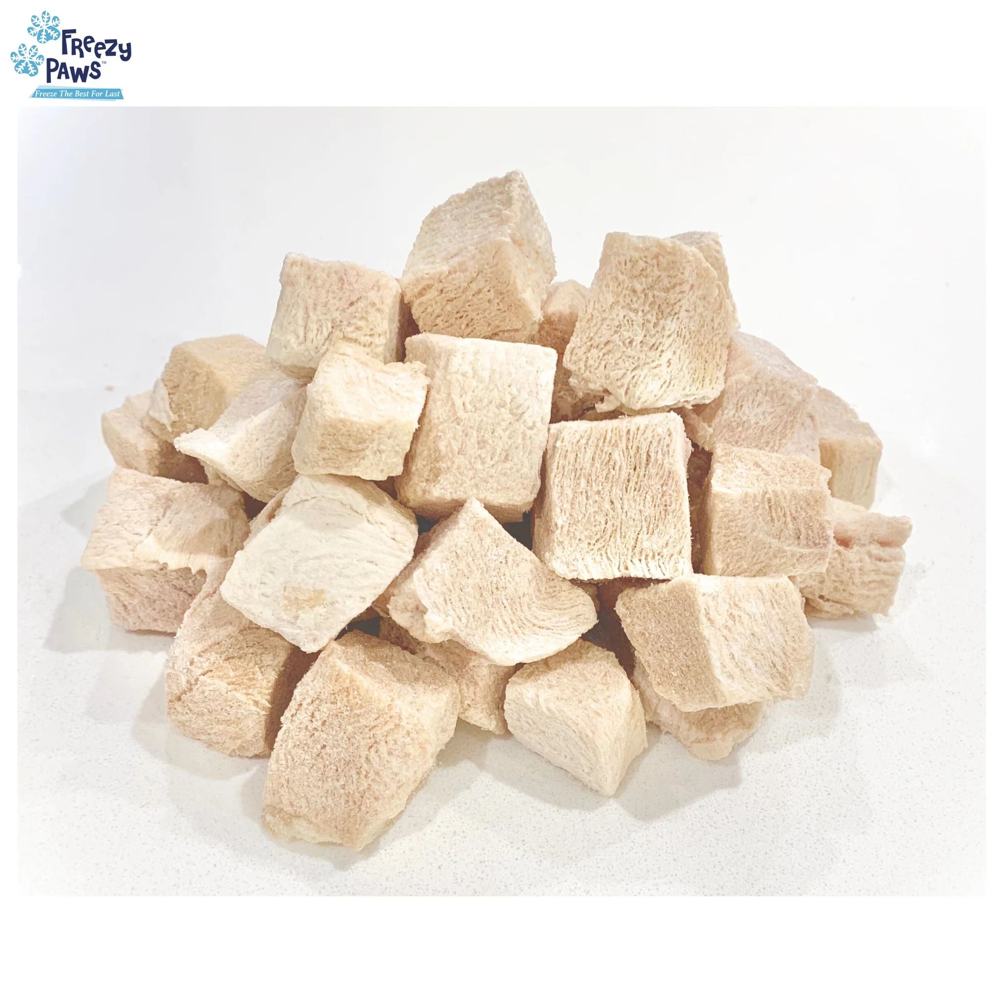 Freezy Paws Freeze Dried Turkey Breast Pet Treats for Dogs & Cats