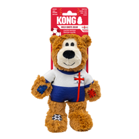 KONG Dog Toys Wild Knots Sport Bear England in its retail pack