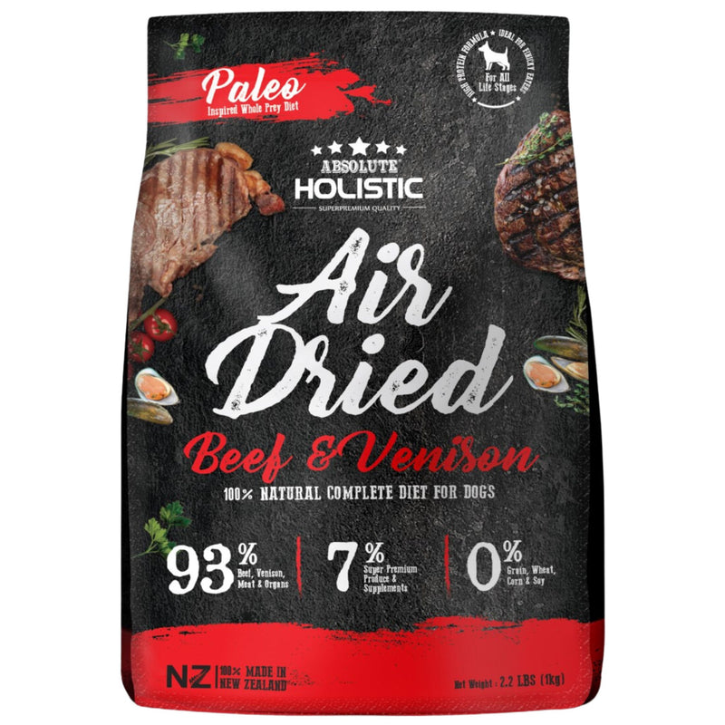 Absolute Holistic Air Dried Dog Food Beef & Venison