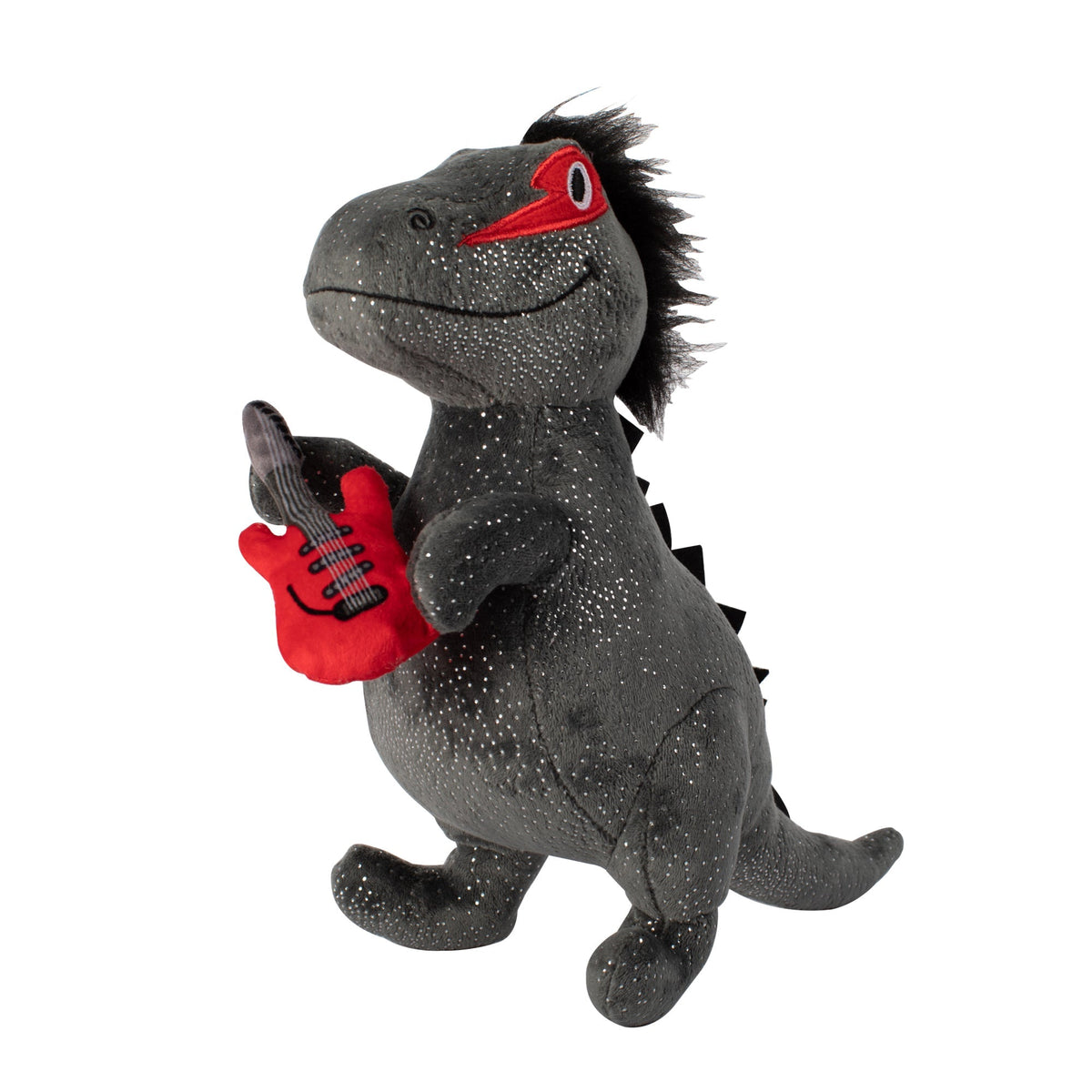 Fringe Studio Large Plush Dog Toy - Rocker Rex — front view