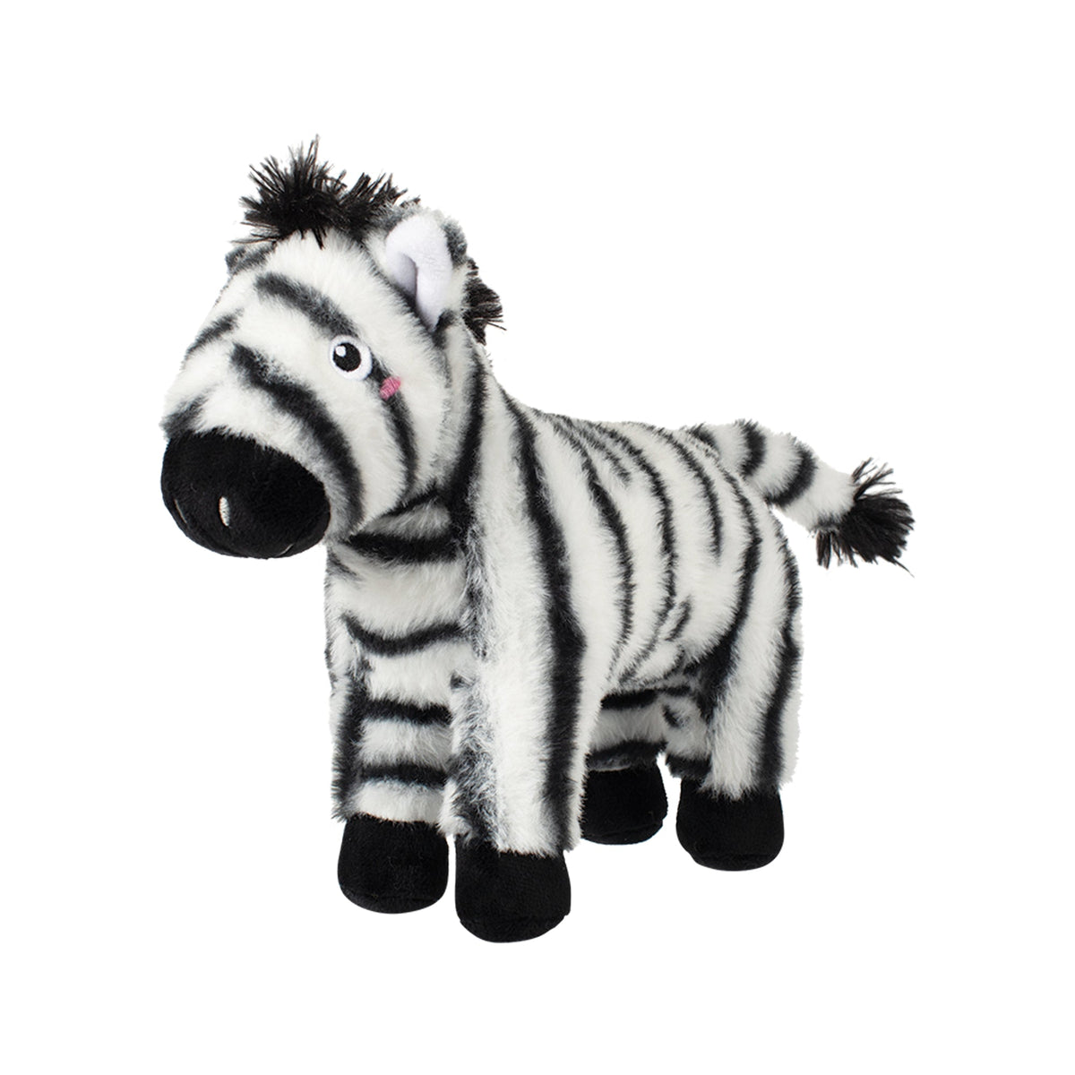 Fringe Studio Plush Squeaker Dog Toy - I'm Stripe-Tacular — front view