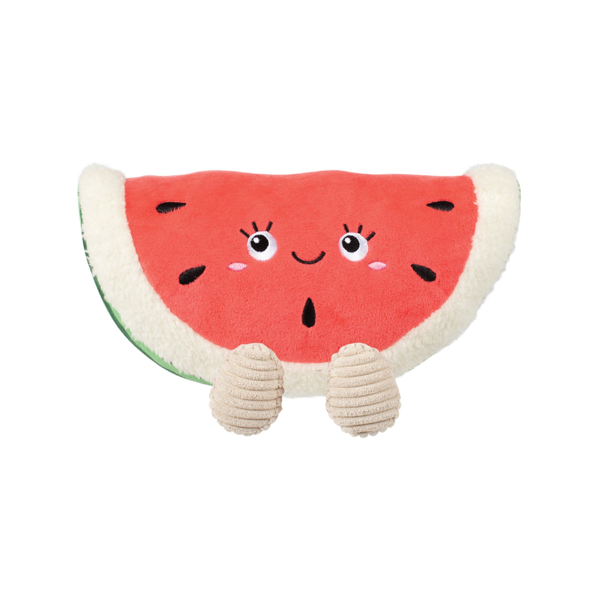 Fringe Studio Plush Squeaker Dog Toy - Seed The Day — front view