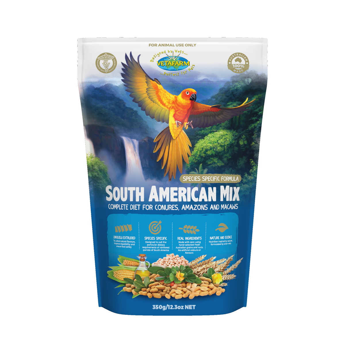 Vetafarm South American Mix 350g – front of pack