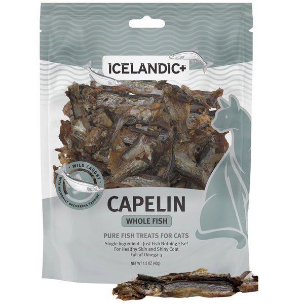 Icelandic+ Cat Treats Capelin Whole Fish