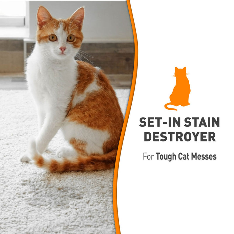 Nature's Miracle Cat Set In Stain Odor Destroyer Oxy Formula - 709ml | PeekAPaw Pet Supplies