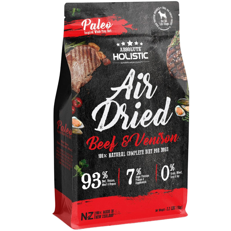 Absolute Holistic Air Dried Dog Food Beef & Venison