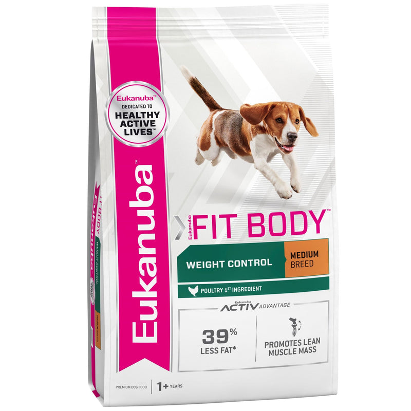Eukanuba Dry Dog Food Fit Body Medium Breed