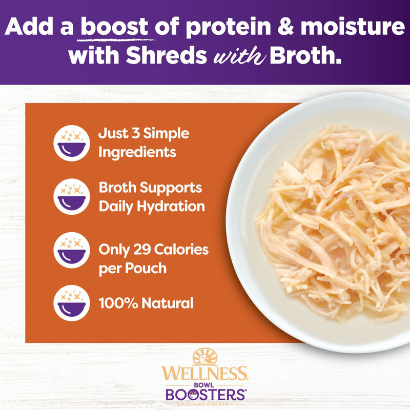 Wellness Core Wet Cat Food Topper Simply Shreds Shredded Boneless Chicken
