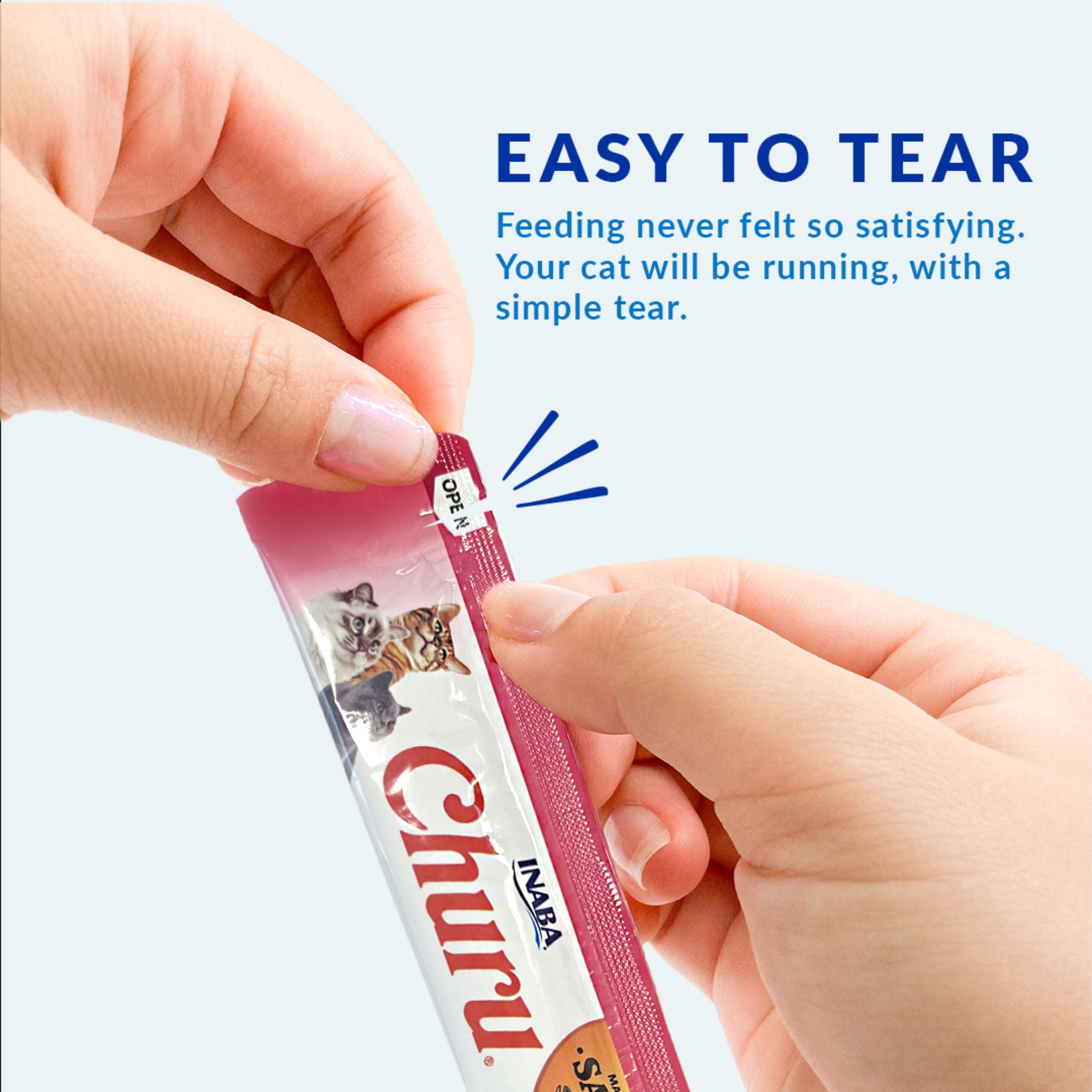 Inaba Cat Treat Churu Puree Salmon Tuna