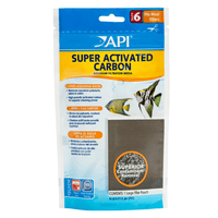 API Super Activated Carbon filtration pouch for canister filters, front of pack