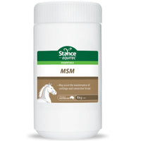 Stance Equitec Essentials MSM cartilage and connective tissue supplement for horses, 1kg jar