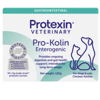 Protexin Veterinary Pro-Kolin Enterogenic probiotic powder sachets for dogs and cats, 4g x 30