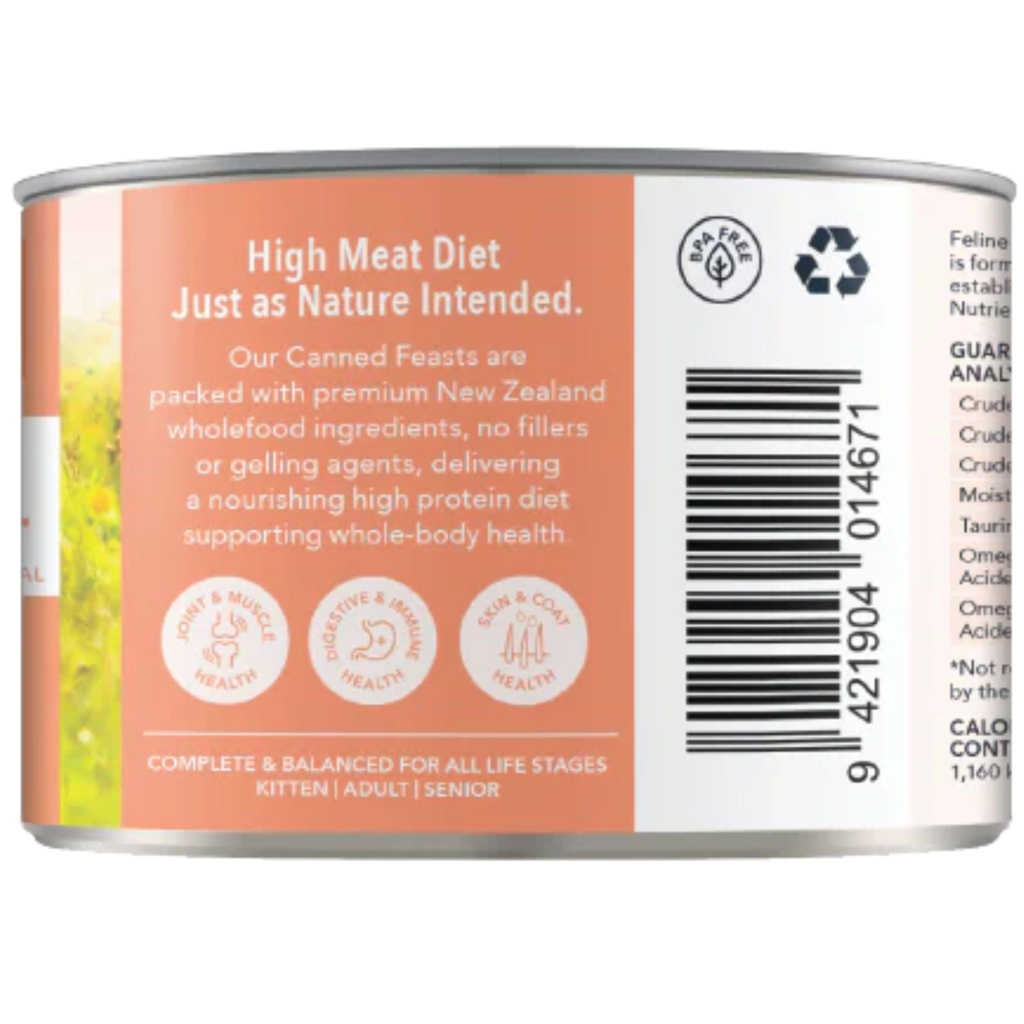 Feline Natural Canned Lamb & Salmon