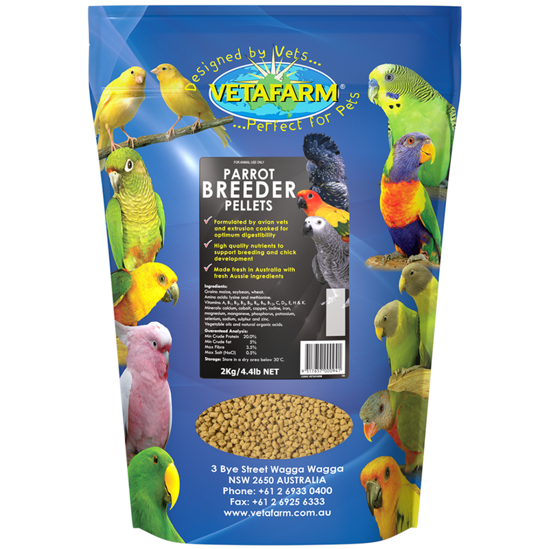 Vetafarm Parrot Breeder Pellets