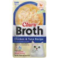 Inaba Churu Broth Chicken & Tuna Recipe, front of the 40g pouch
