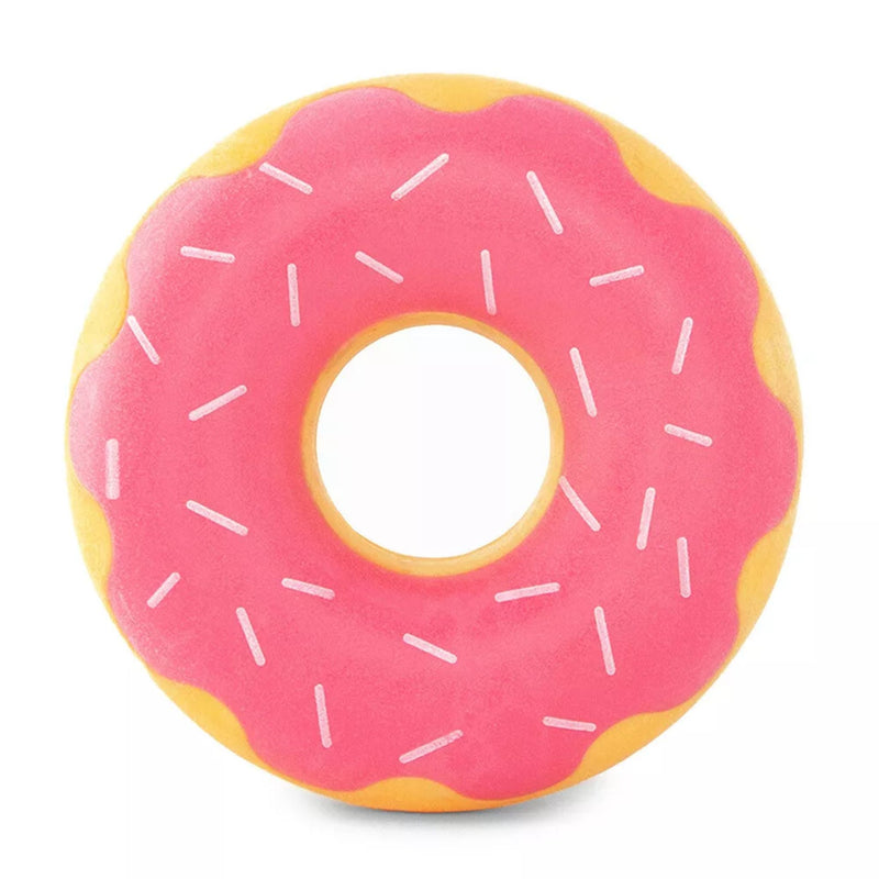 Zippy Paws Dog Toys Tuff Donutz - Strawberry | PeekAPaw Pet Supplies