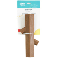 Zippy Paws ZippyTuff tree branch chew dog toy in its retail packaging