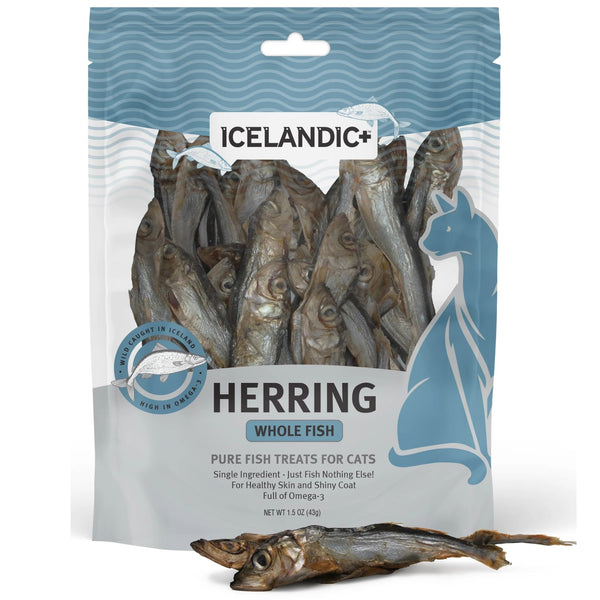 Icelandic+ Cat Treats Herring Whole Fish