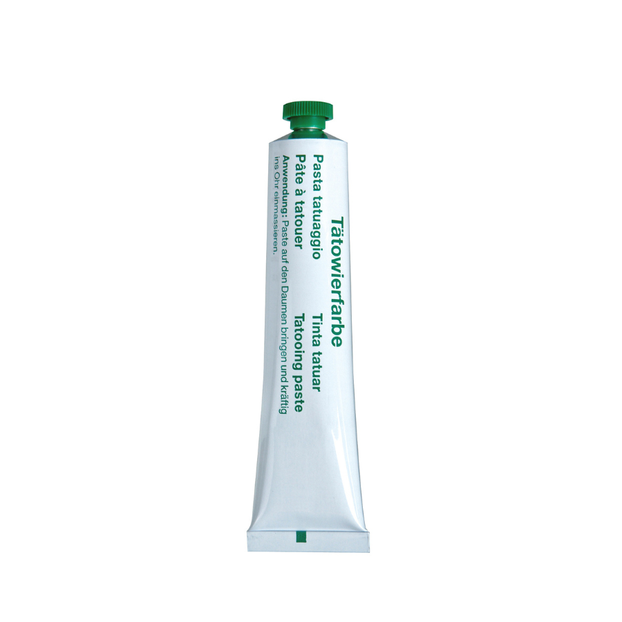 Tattooing paste green 60g tub