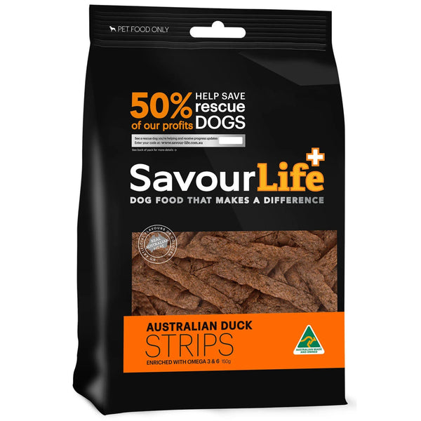 SavourLife Australian Duck Strips Dog Treats