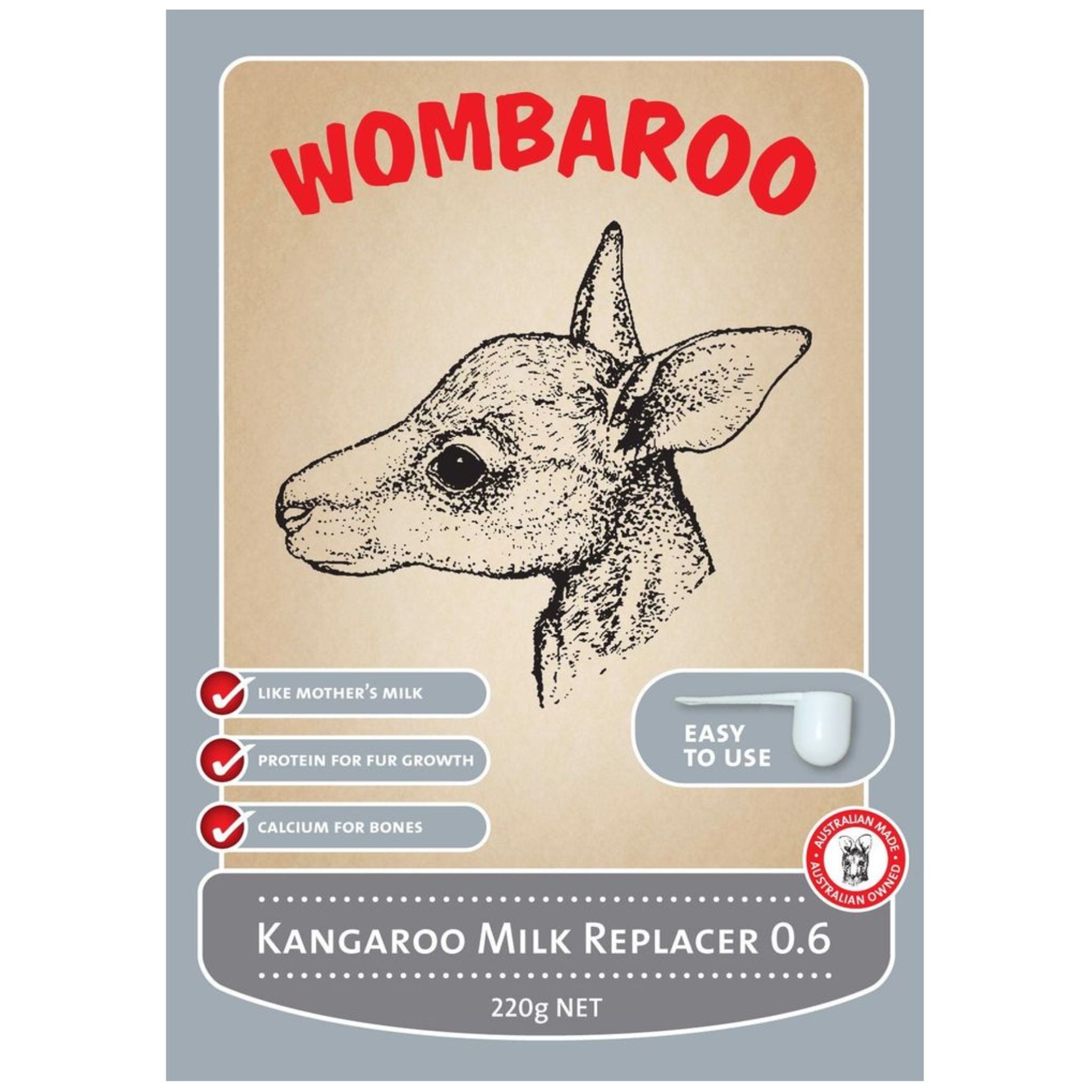 Wombaroo Kangaroo Milk Replacer 0.6
