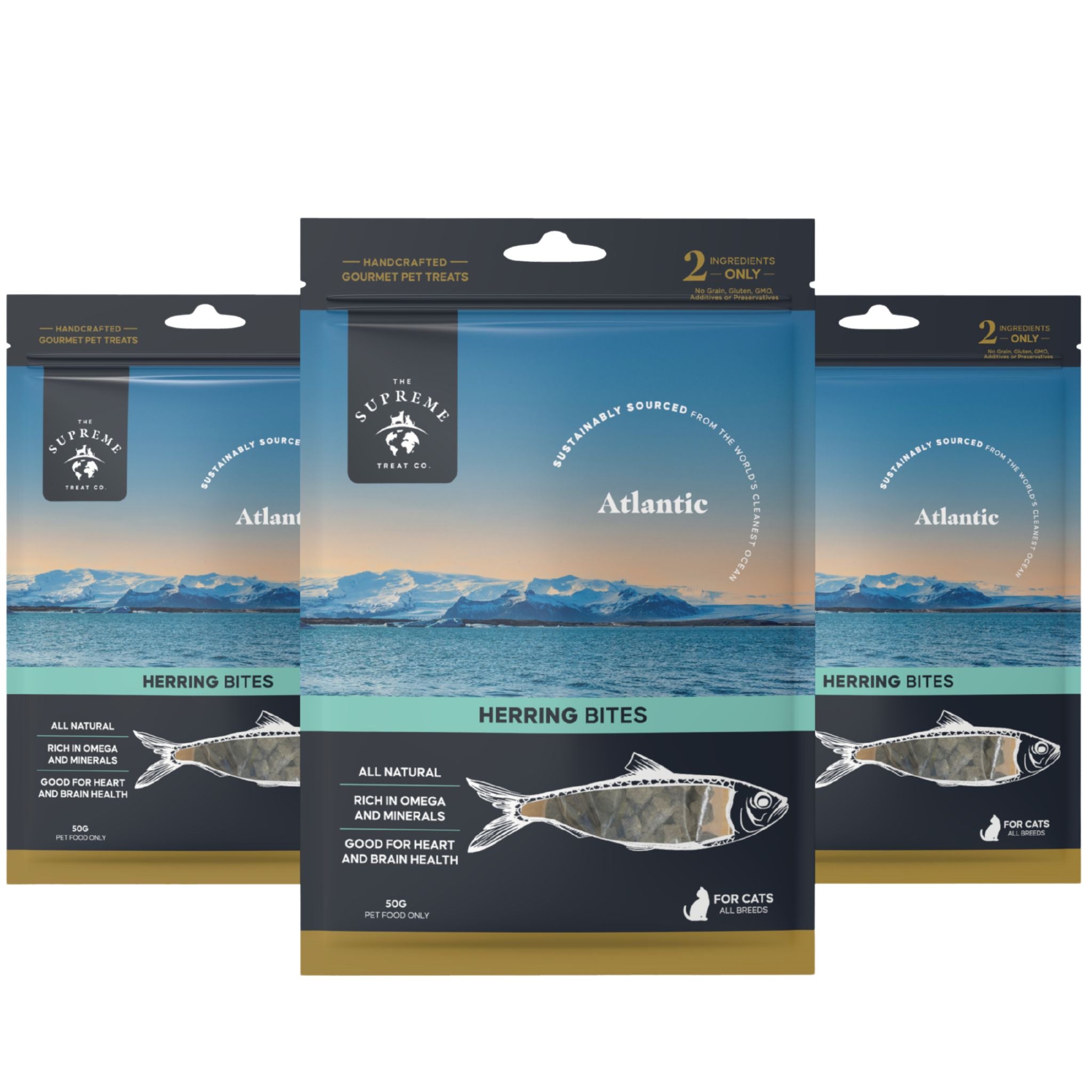 The Supreme Treat Co Herring Dog Training Bites