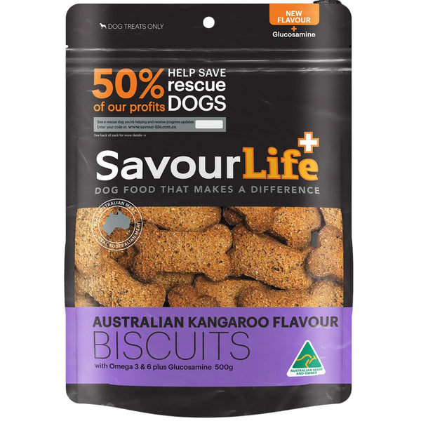 SavourLife Australian Kangaroo Flavour Biscuits for Dogs