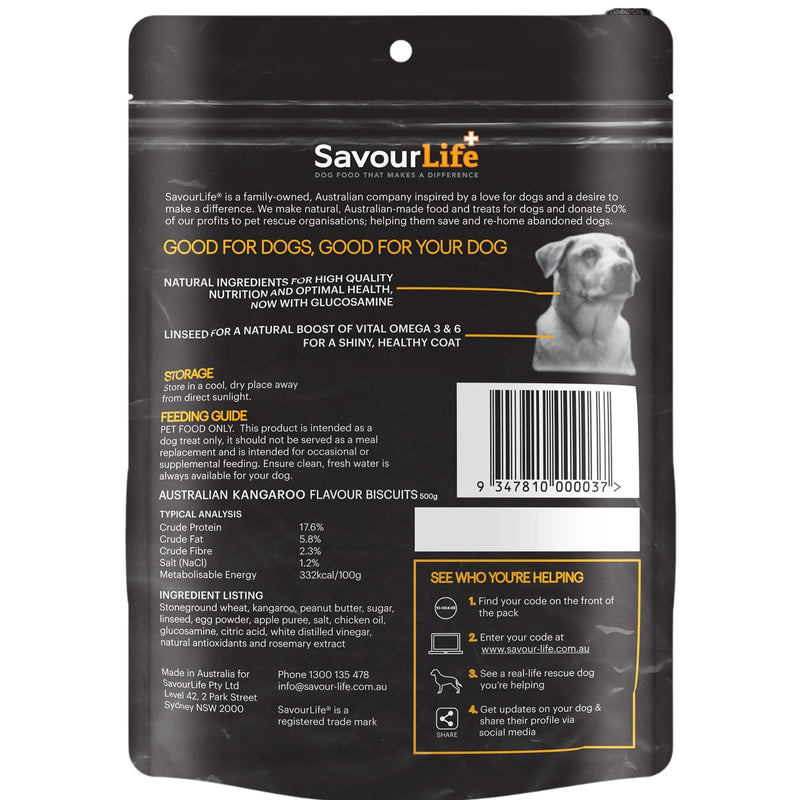 SavourLife Australian Kangaroo Flavour Biscuits for Dogs