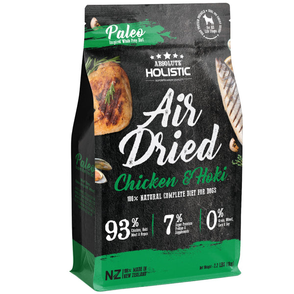 Absolute Holistic Air Dried Dog Food Chicken & Hoki