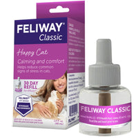 Feliway Classic 30-day refill box with the refill vial alongside