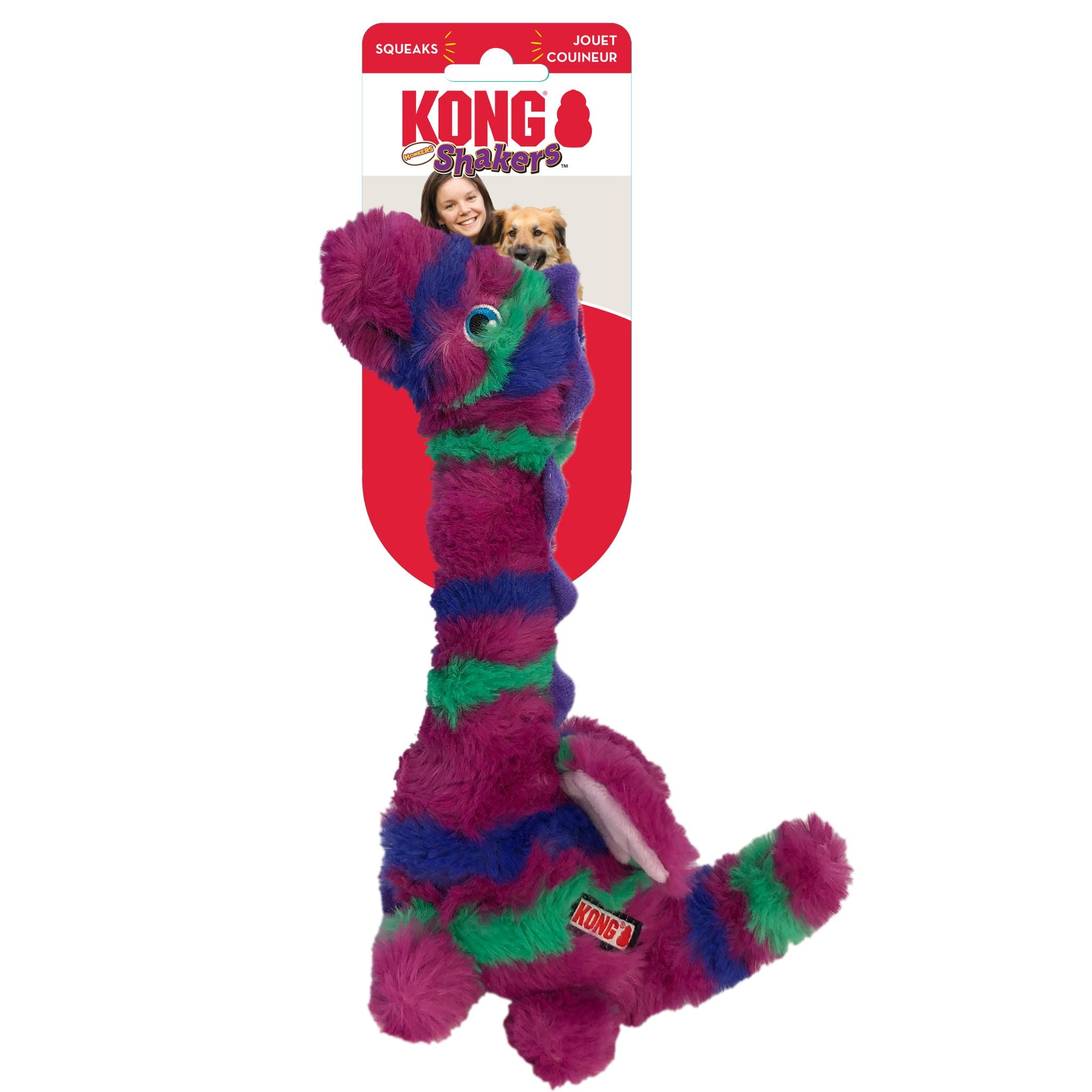 KONG Shakers Honkers Dragon Dog Toys