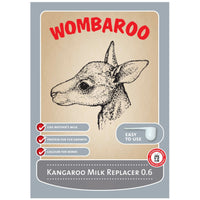 Wombaroo Kangaroo Milk Replacer 0.6, 10kg, for kangaroo and wallaby joeys 60-70% through pouch life