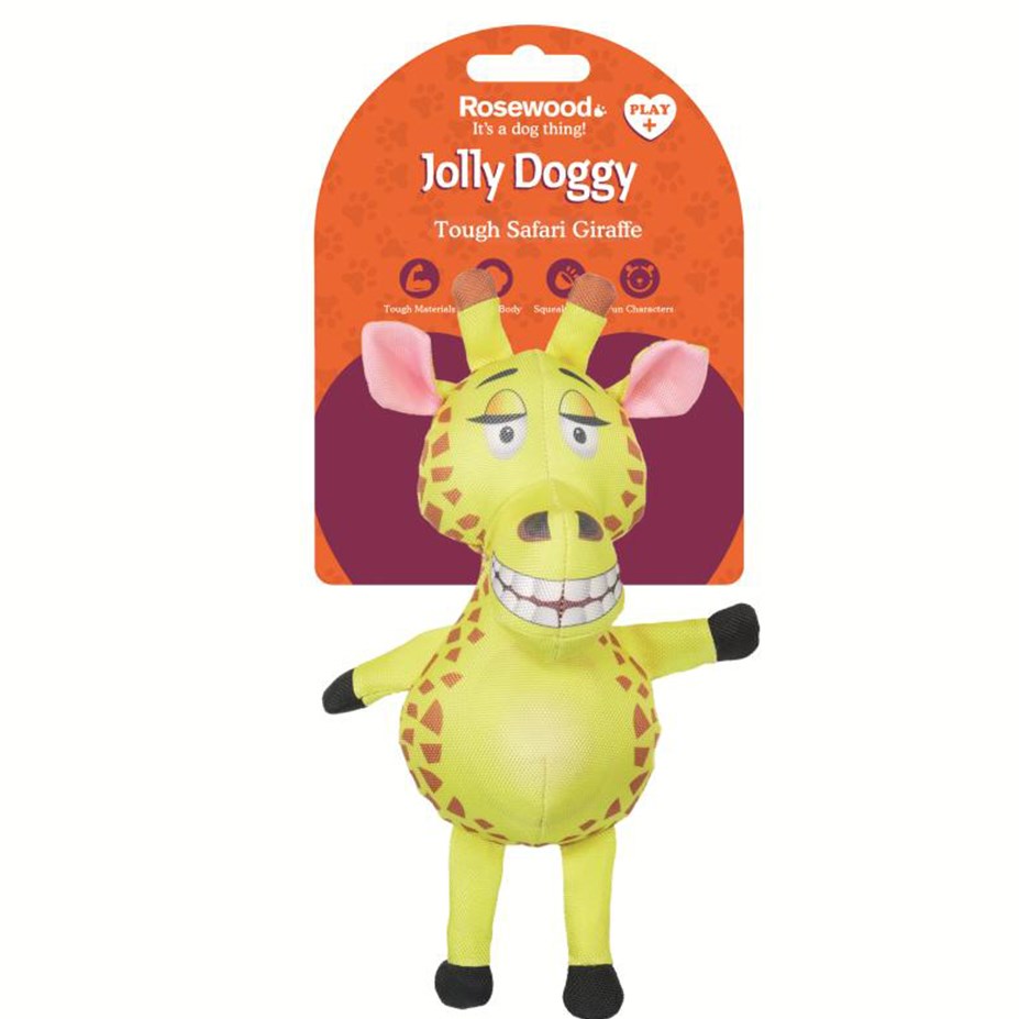 Rosewood Dog Toys Tough Safari Giraffe