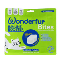 Wonderfur Immune Booster Bites pouch for cats, green pack, original flavour