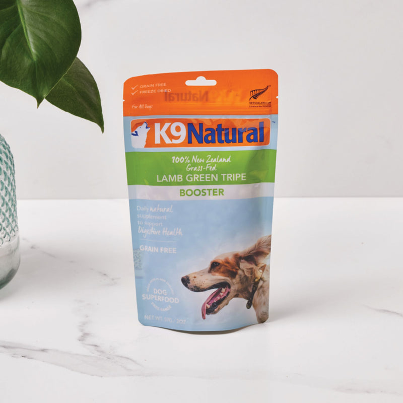K9 Natural Lamb Green Tripe Freeze Dried Dog Booster