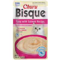 Inaba Cat Treat Churu Bisque Tuna with Salmon
