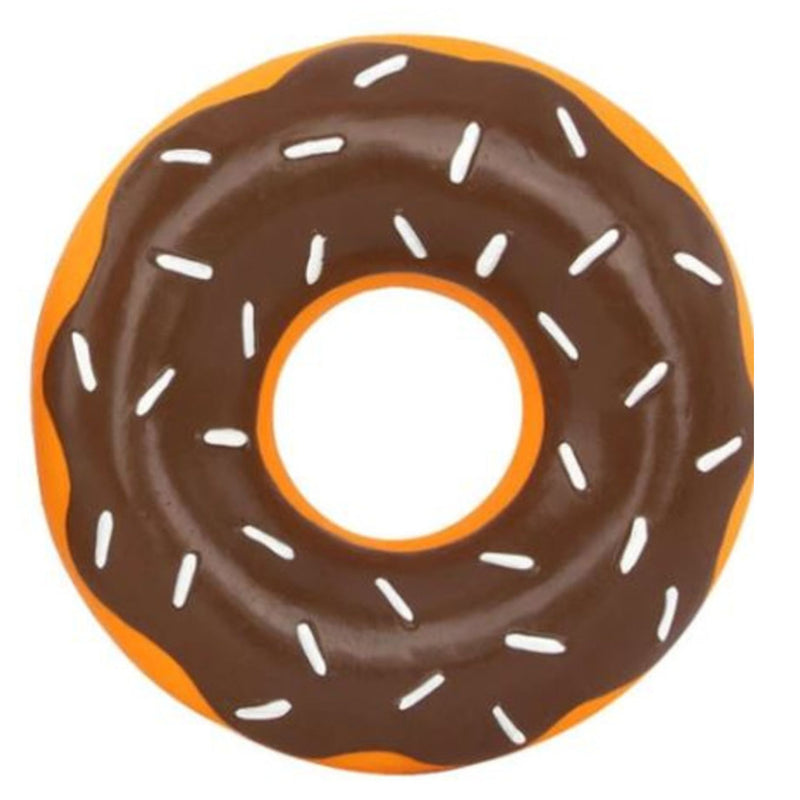 Zippy Paws Dog Toys Tuff Donutz - Chocolate | PeekAPaw Pet Supplies