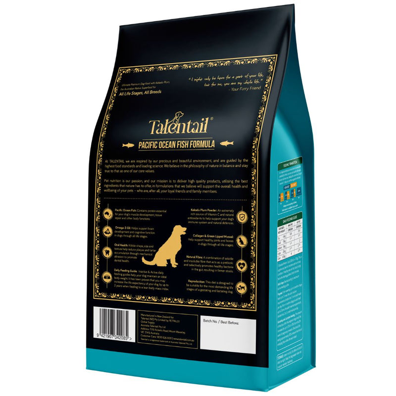 Talentail Ultimate Premium Dry Dog Food Pacific Ocean Fish