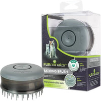 FURminator Bathing Brush for cats and dogs with rubber bristles