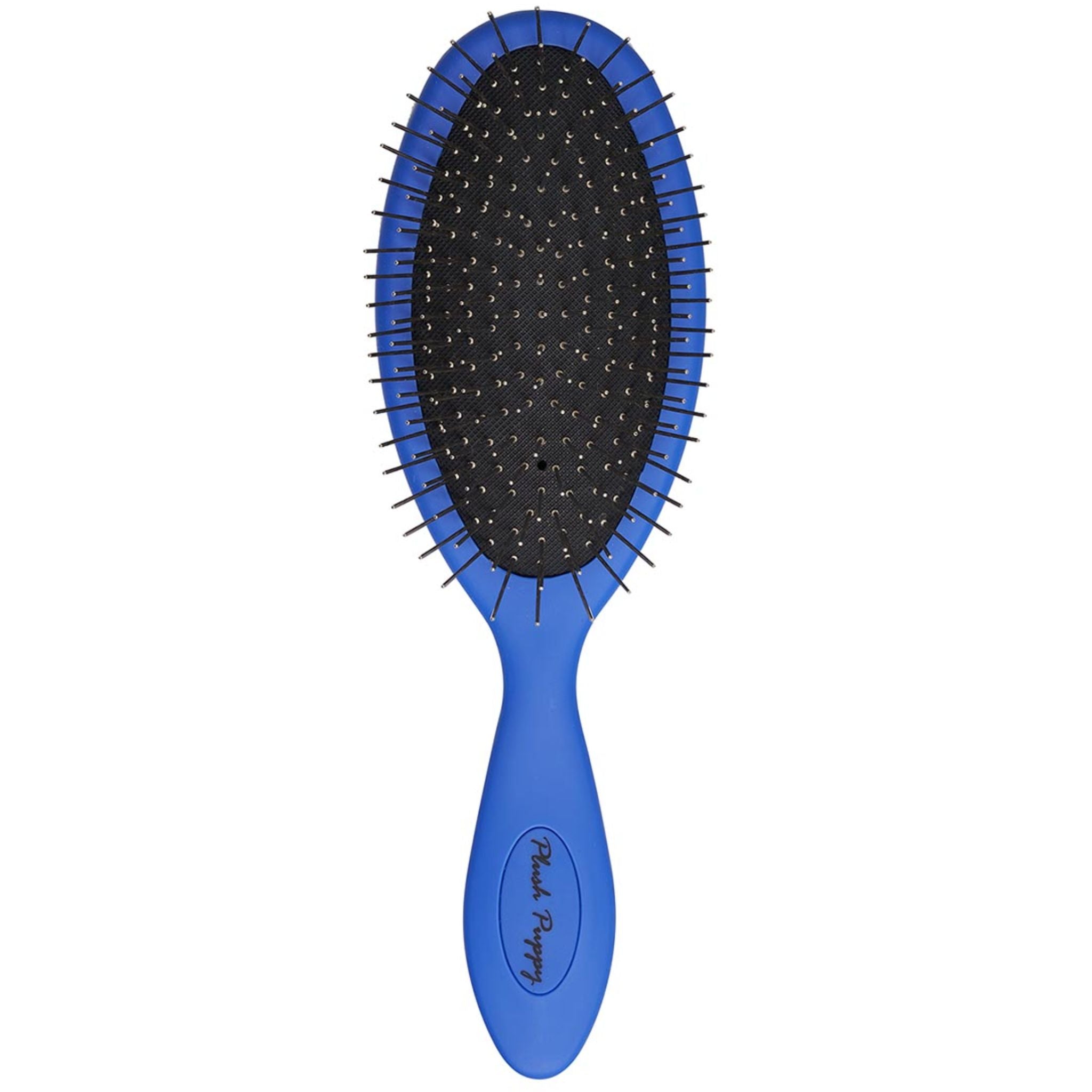 Plush Puppy Blue Long Pin Round Tip Brush Pro-Grooming Brush