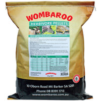 Wombaroo Herbivore Pellets, high fibre and low starch, 5kg, for exotic herbivores and tortoises
