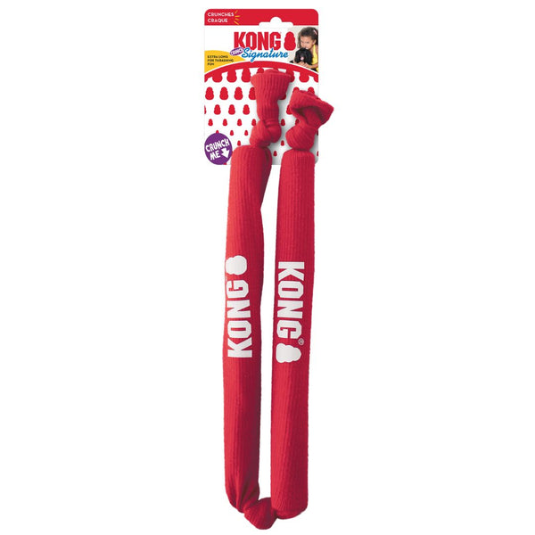 KONG Dog Toys Signature Crunch Rope Double - Medium | PeekAPaw Pet Supplies