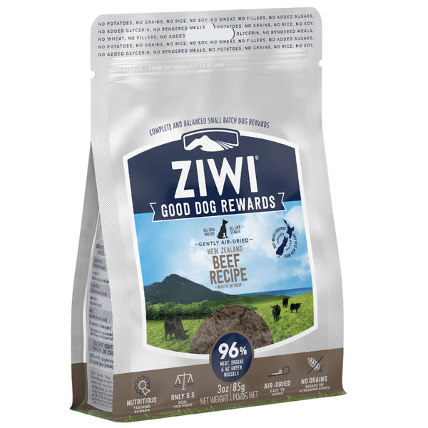 ZIWI Dog Treats Good Dog Rewards - Beef - 85g | PeekAPaw Pet Supplies