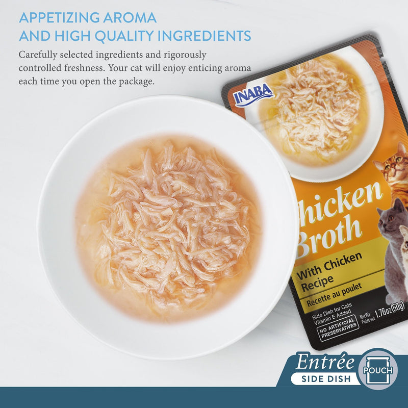 Inaba Cat Treat Chicken Broth with Chicken & Scallop
