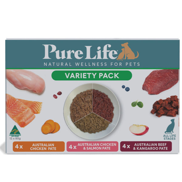 Pure Life Wet Cat Food Variety Pack | PeekAPaw Pet Supplies